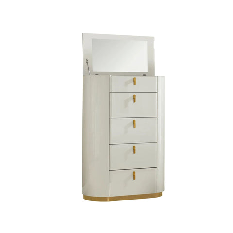 6 Pc Bedroom set Beige 2406