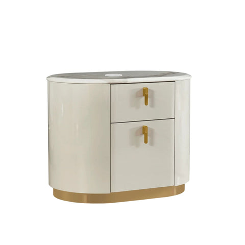6 Pc Bedroom set Beige 2406