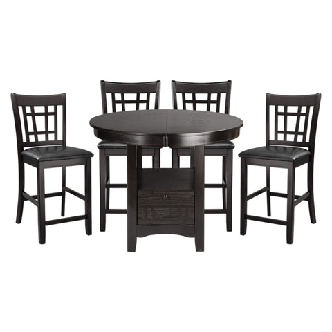 Junipero Collection 5pc Counter Heigh  Dining set 2423-36