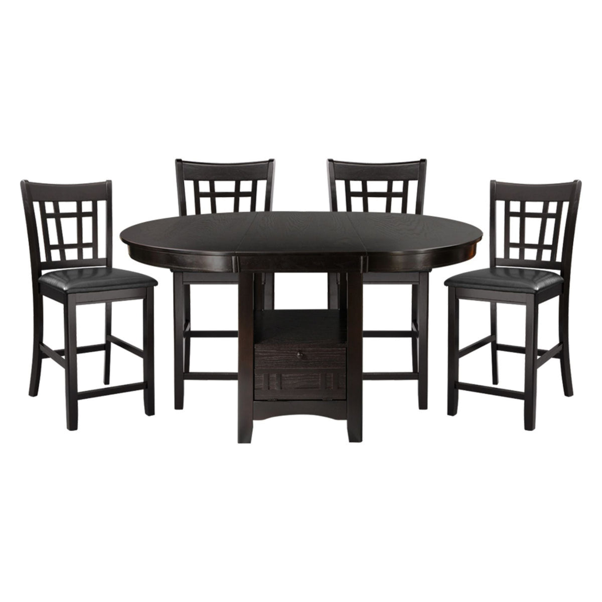 Junipero Collection 5pc Counter Heigh  Dining set 2423-36