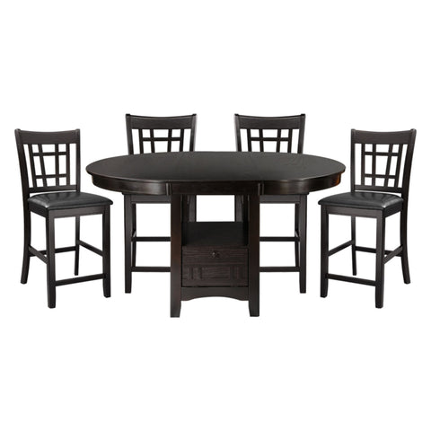 Junipero Collection 5pc Counter Heigh  Dining set 2423-36