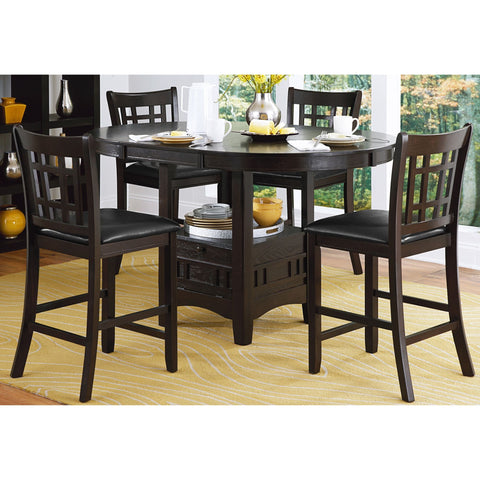 Junipero Collection 5pc Counter Heigh  Dining set 2423-36