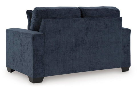 Aviemore Sofa and Loveseat Set in Blue
