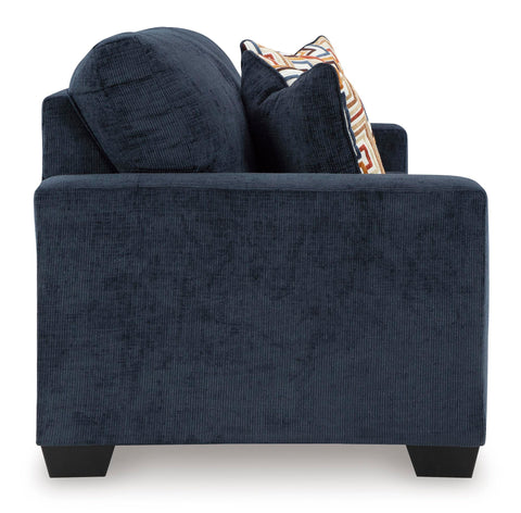 Aviemore Sofa and Loveseat Set in Blue