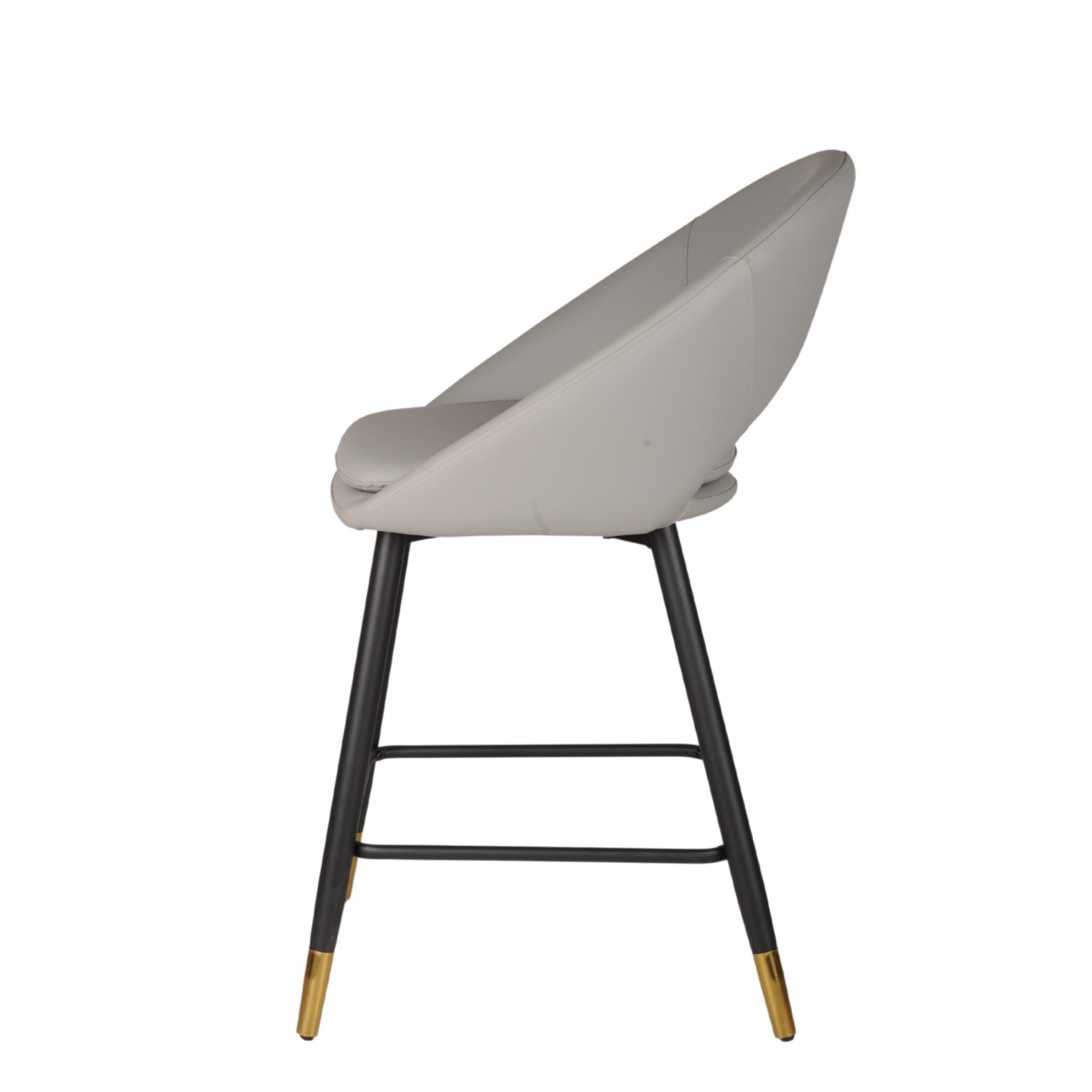 24491-Counter Bar Stool Set of 2 in Grey