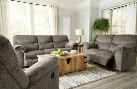 Alphons Reclining Sofa and Loveseat Set
