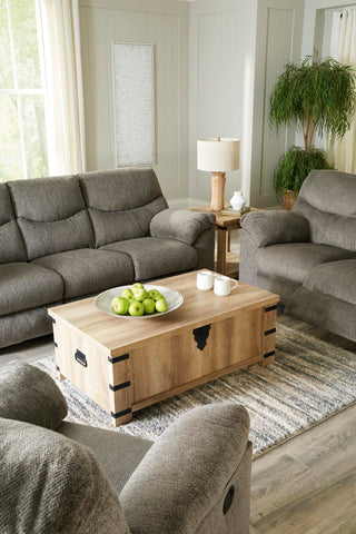 Alphons Reclining Sofa and Loveseat Set