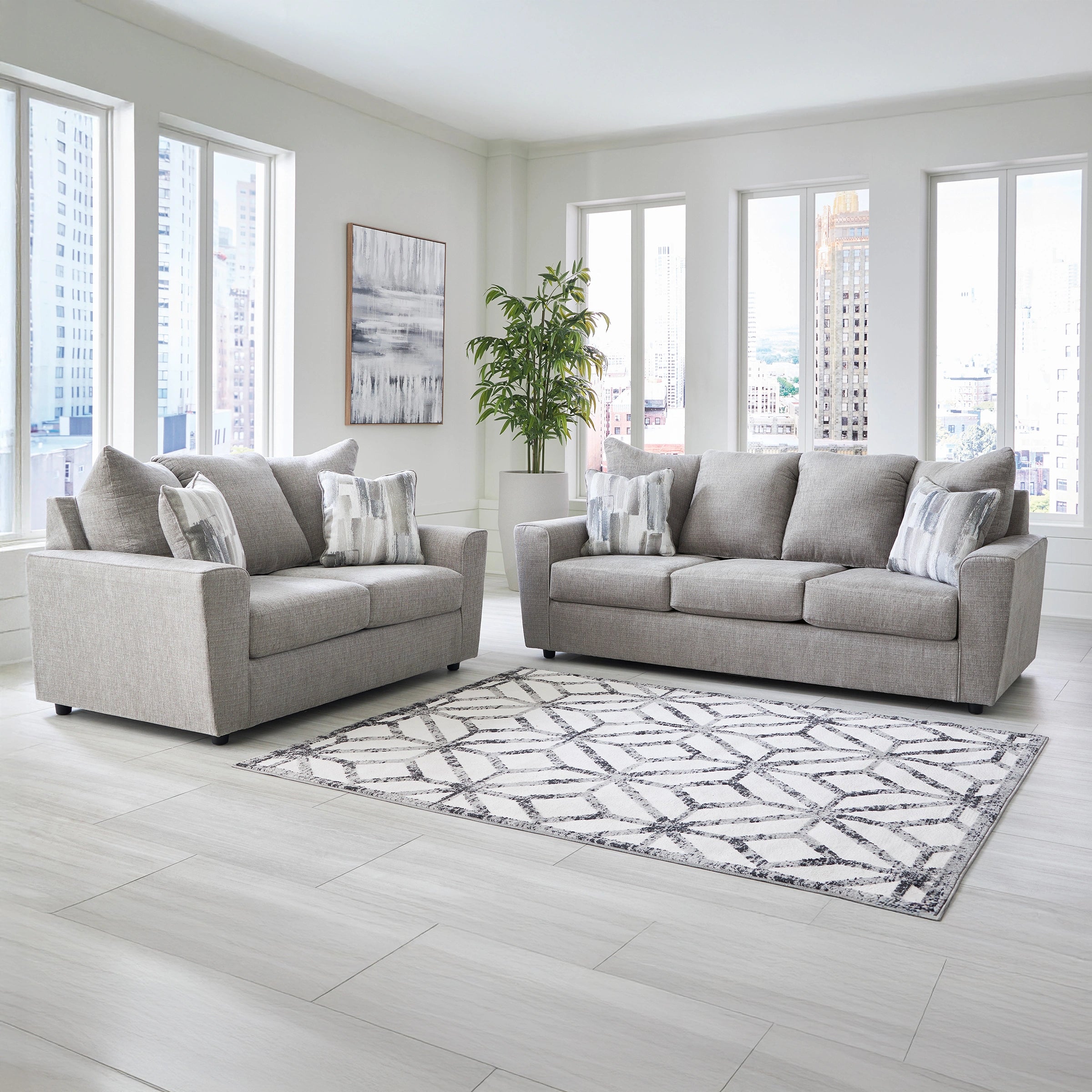 Stairatt Sofa and Loveseat