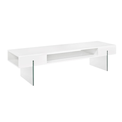 60" TV Stand in  White 3013
