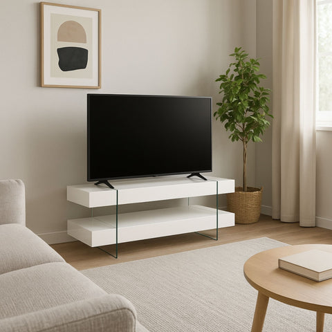 59" TV Stand in White 3018