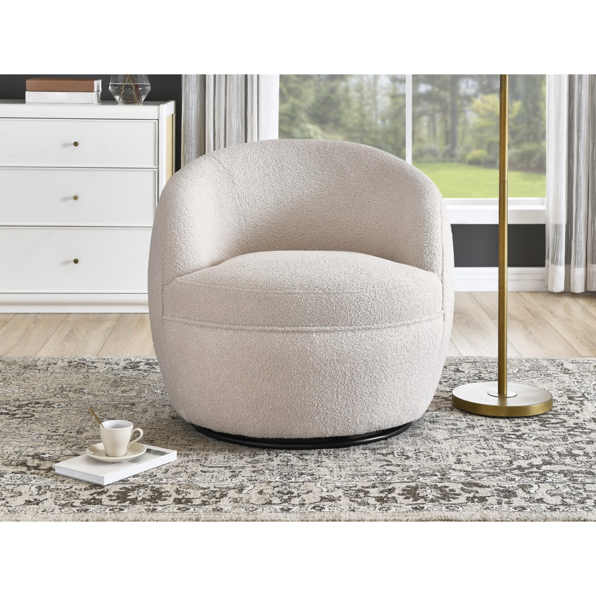 Accent Chair in Beige