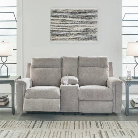 Ashley Ashley Barnsana Power Reclining Loveseat 3320196C | Mai Furniture