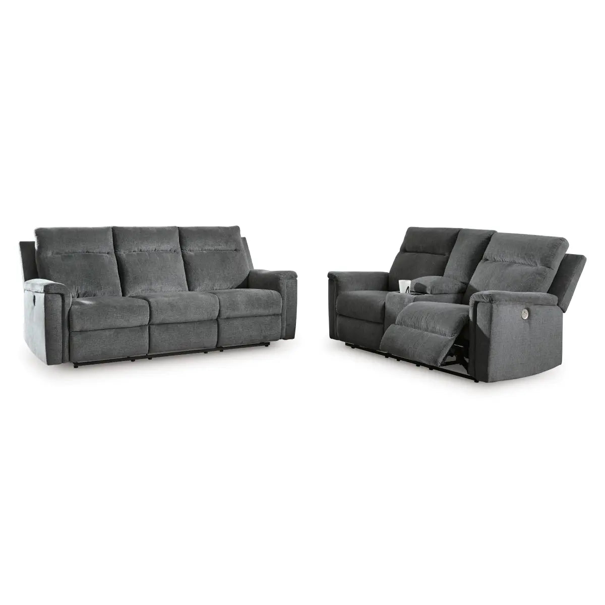 Ashley Ashley Barnsana Power Reclining Sofa Set 33201 | Mai Furniture