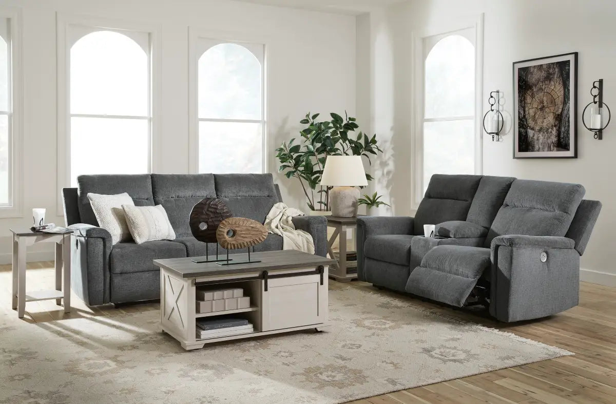 Ashley Ashley Barnsana Power Reclining Sofa Set 33201 | Mai Furniture