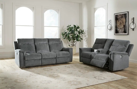 Ashley Ashley Barnsana Power Reclining Sofa Set 33201 | Mai Furniture