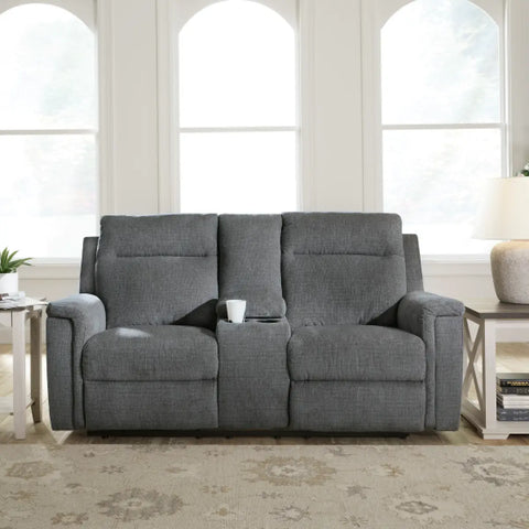 Ashley Ashley Barnsana Power Reclining Loveseat 3320196C | Mai Furniture