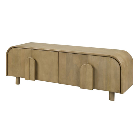 63"- TV Stand in Natural Oak 342679