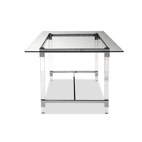 Lyrica Collection Dining Set in White 3656-64