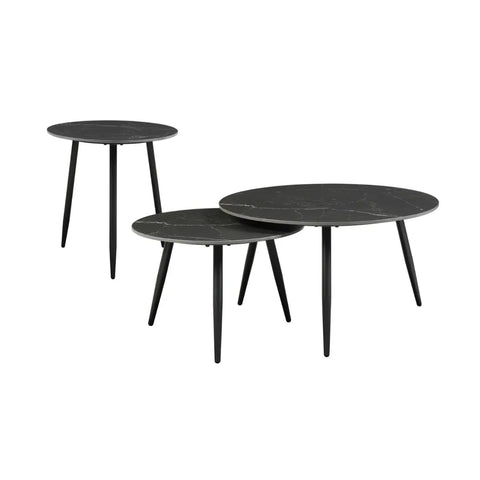 Alaina 3Pc Coffee Table Set Mazin