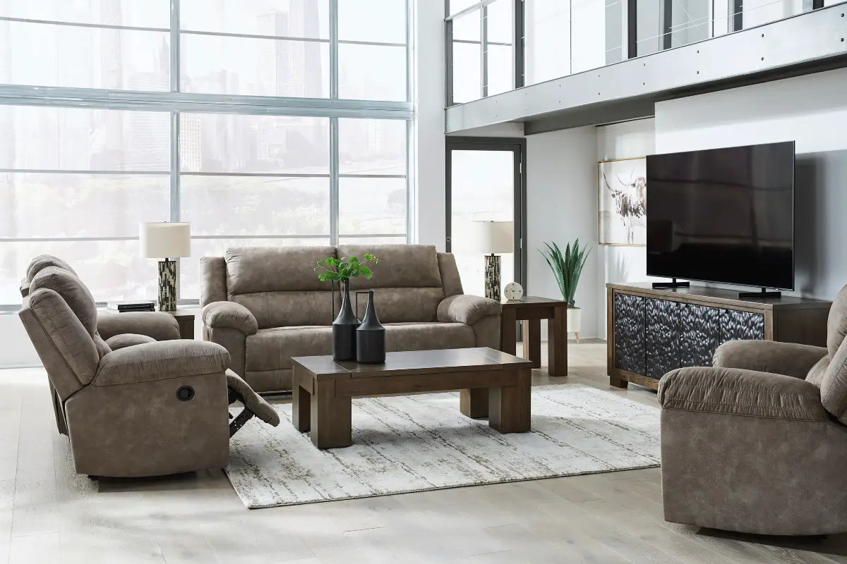 Ashley Ashley Laresview Reclining Sofa Set  | Mai Furniture
