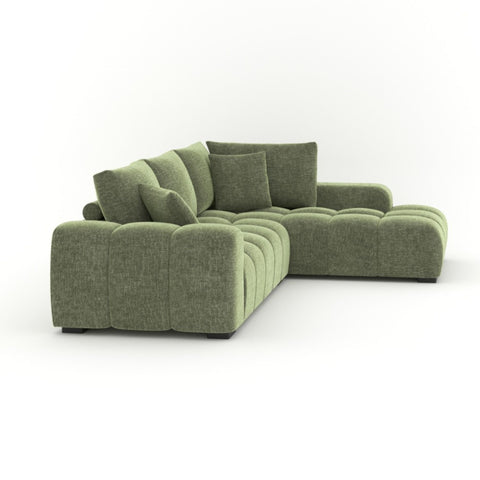 Zara RHF Sectional in Green