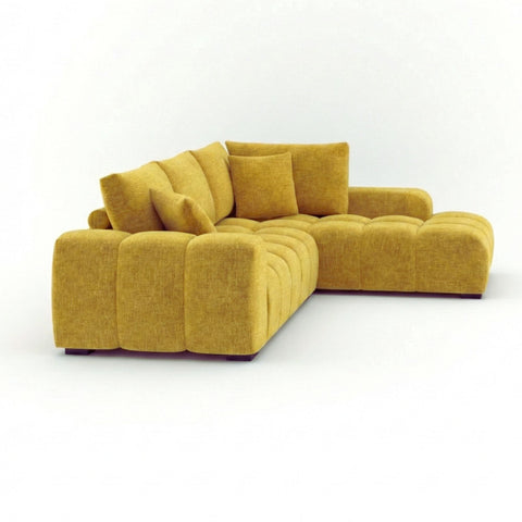 Zara RHF Sectional in Yellow