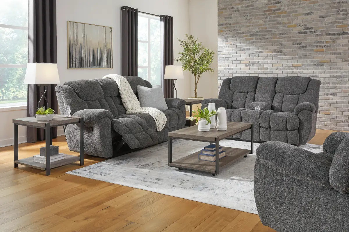 Ashley Ashley Foreside Reclining Sofa Set | Mai Furniture