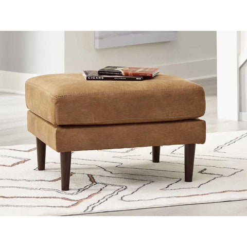 Ashley Telora ottoman In Caramel | Mai Furniture