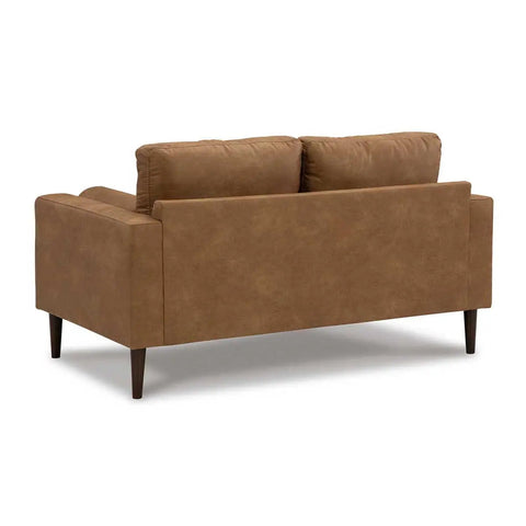 Ashley Telora Loveseat In Caramel | Mai Furniture