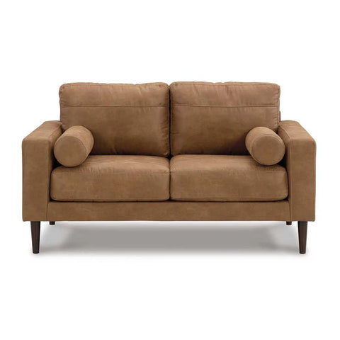 Ashley Telora Loveseat In Caramel | Mai Furniture