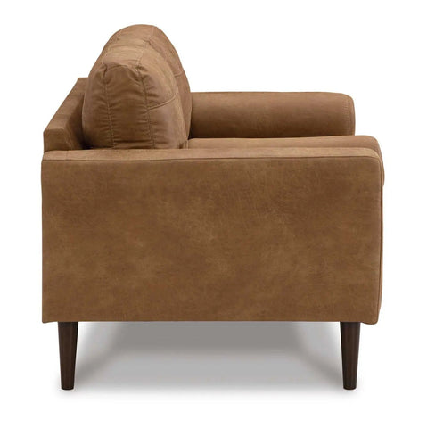Ashley Telora Loveseat In Caramel | Mai Furniture