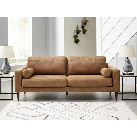 Ashley Telora Sofa In Caramel | Mai Furniture