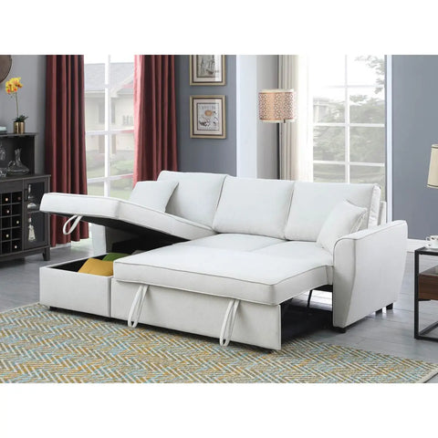 4100 -Sleeper Sofa Bed in Light Beige