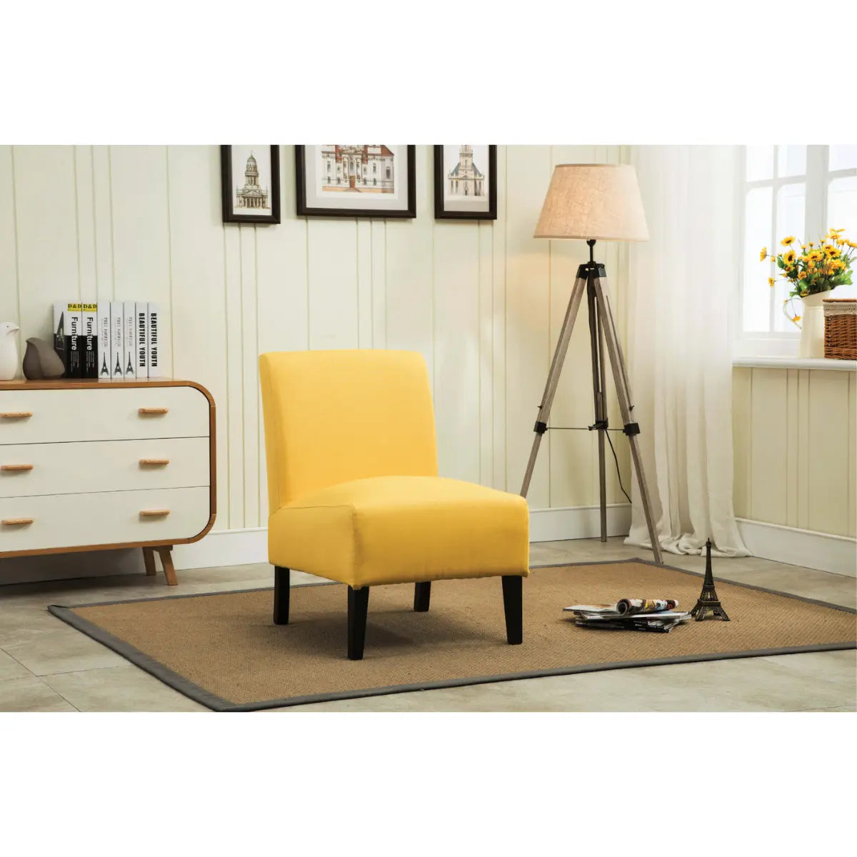 Nadine Accent Chair 453FS-YL Mazin