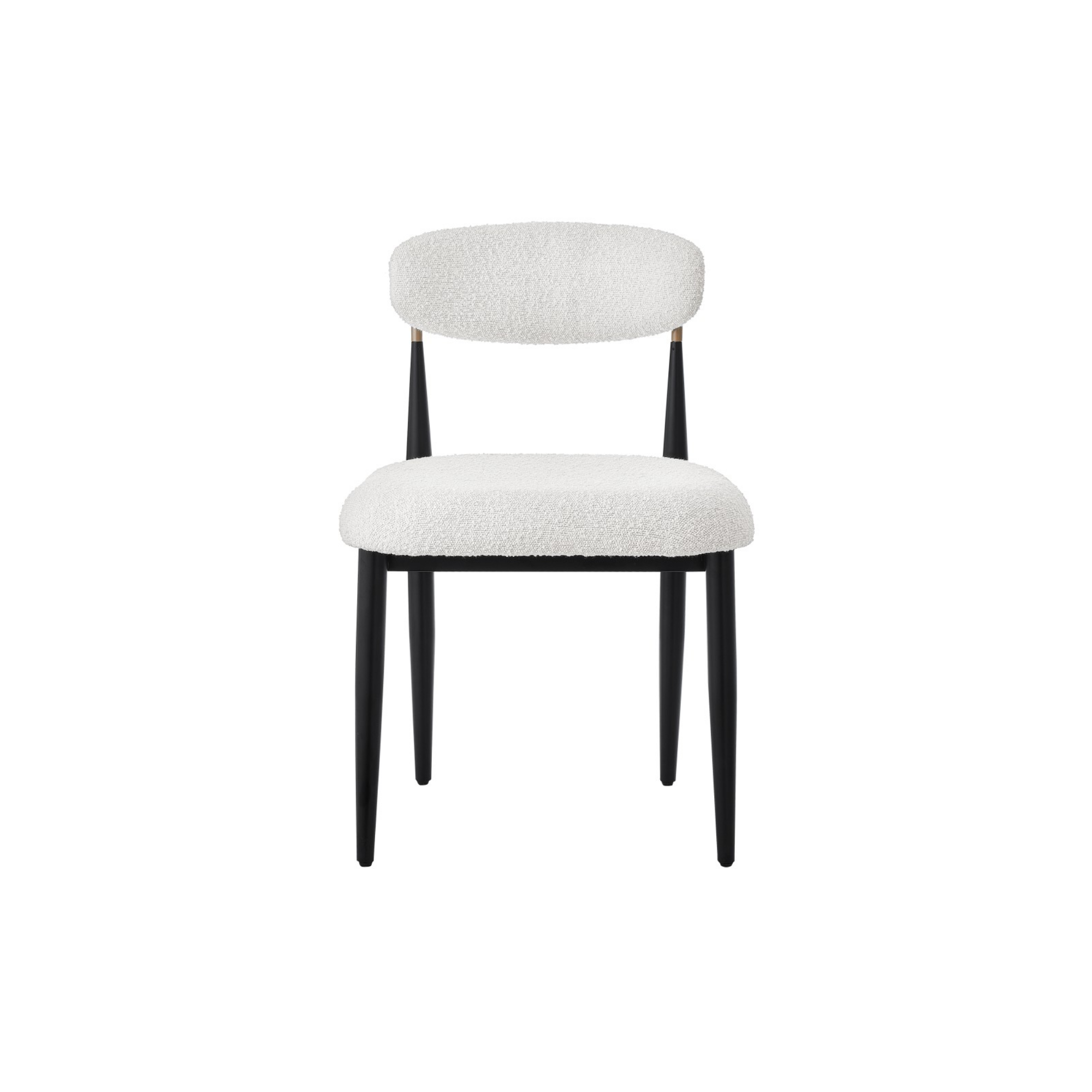 51325- Dining Chair, Set Of 2 ,in Beige / Black