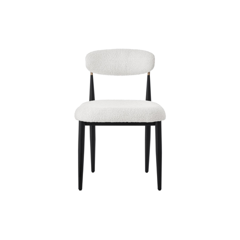 51325- Dining Chair, Set Of 2 ,in Beige / Black