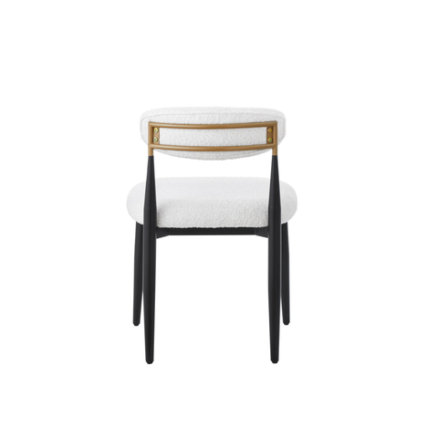 51325- Dining Chair, Set Of 2 ,in Beige / Black
