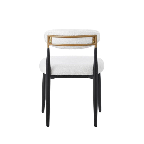 Dining Chair, Set Of 2 ,in White/Black 51330