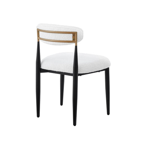 Dining Chair, Set Of 2 ,in White/Black 51330