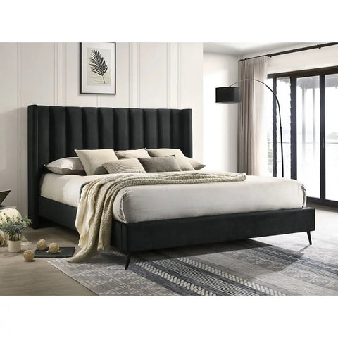 5231 Platform Bed in Black International Furniture