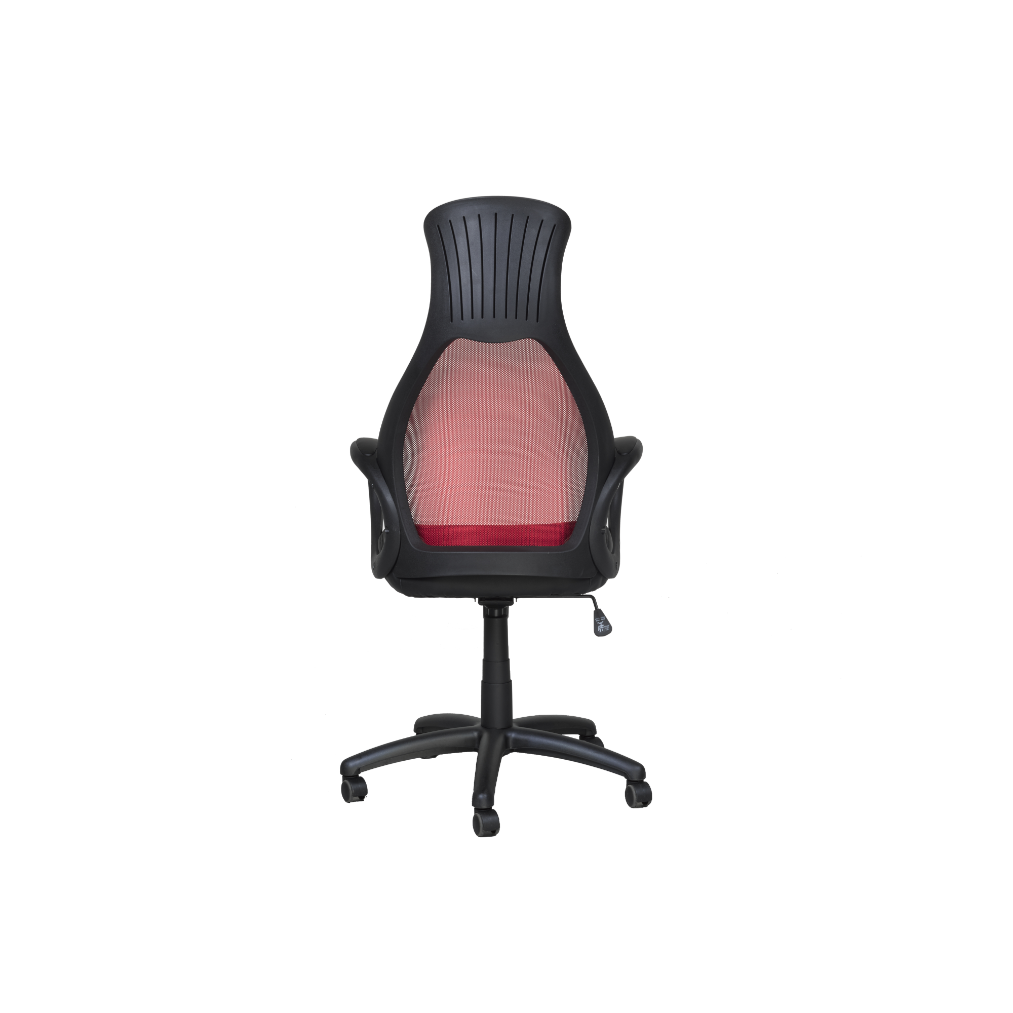 528-RED-Office Chair in Black /Red