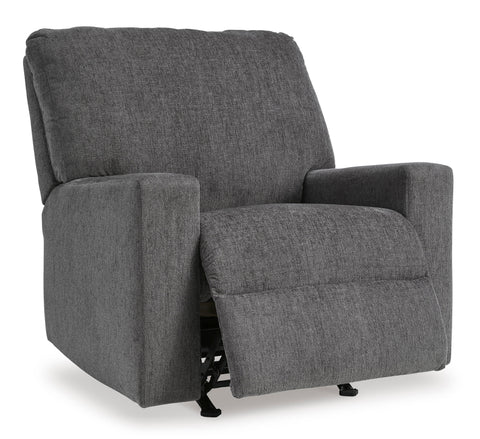 Ashley Rannis Rocker Recliner in Grey 5360225C | Mai Furniture