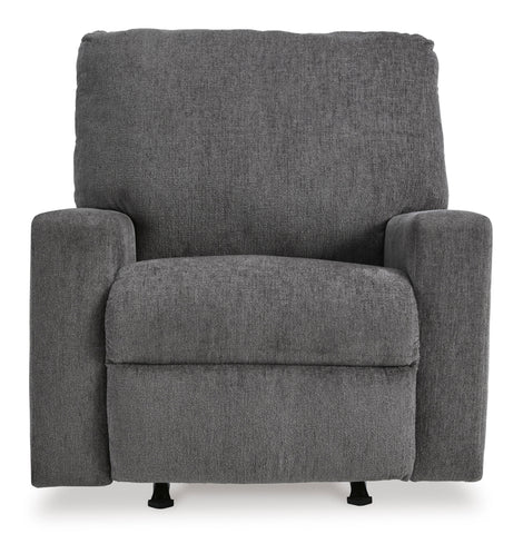 Ashley Rannis Rocker Recliner in Grey 5360225C | Mai Furniture