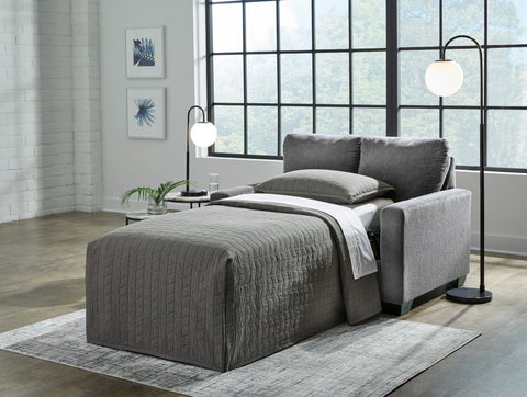 Ashley Rannis Twin Sofa Sleeper in Grey 5360237C | Mai Furniture