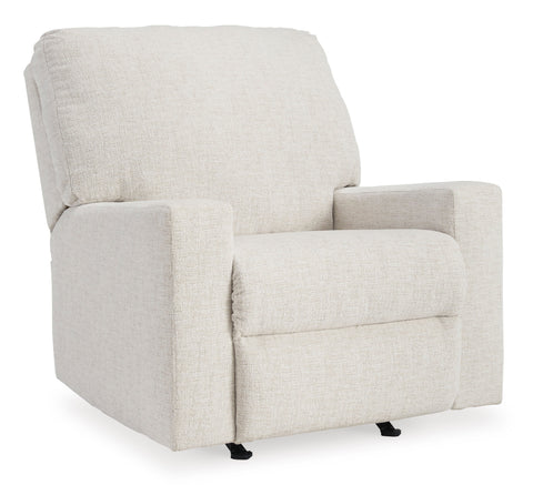 Ashley Rannis Rocker Recliner in Snow 5360325C | Mai Furniture