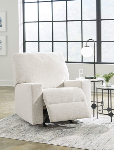 Ashley Rannis Rocker Recliner in Snow 5360325C | Mai Furniture