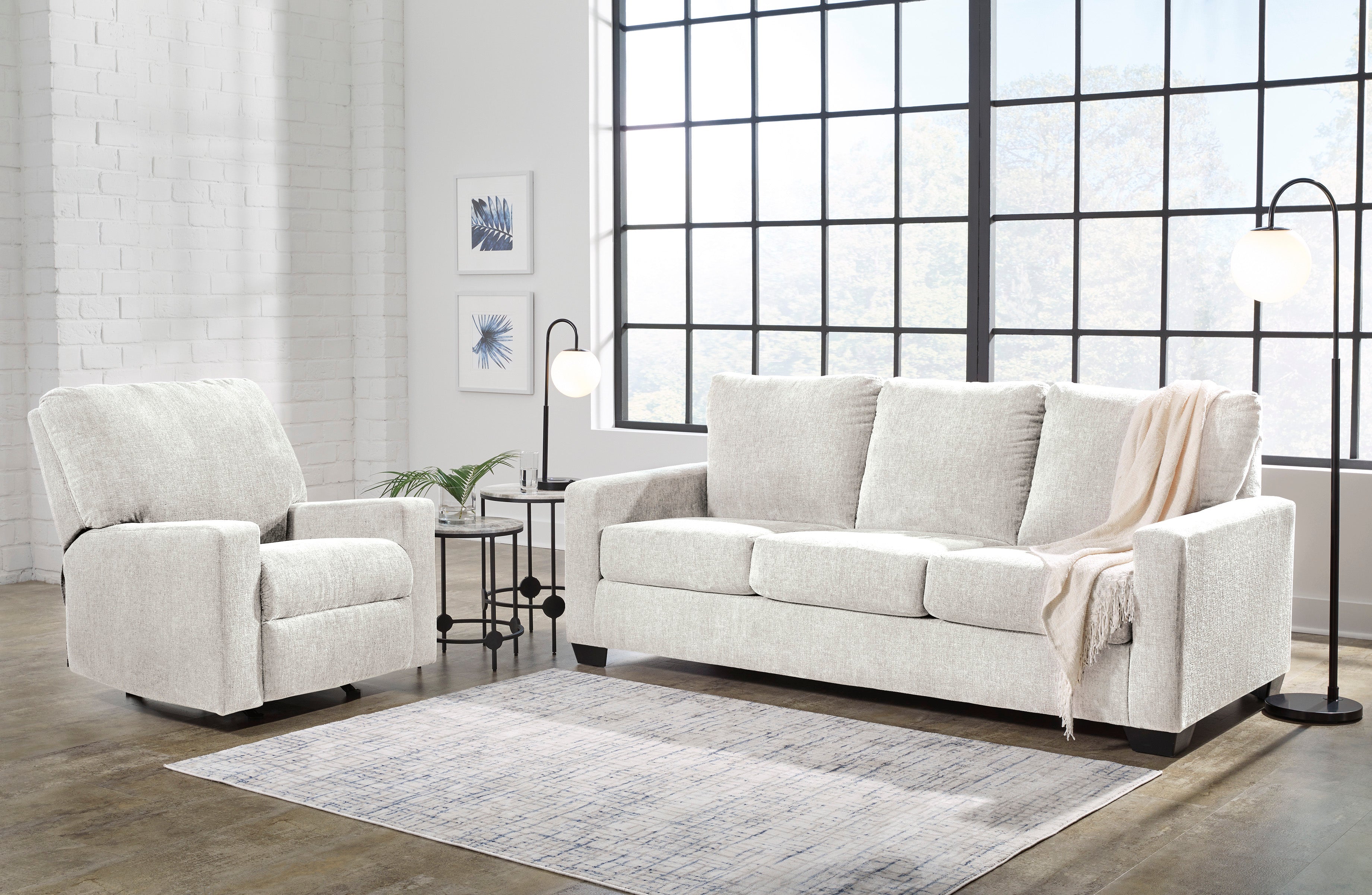 Ashley Rannis Queen Sofa Sleeper in Snow 5360339C | Mai Furniture