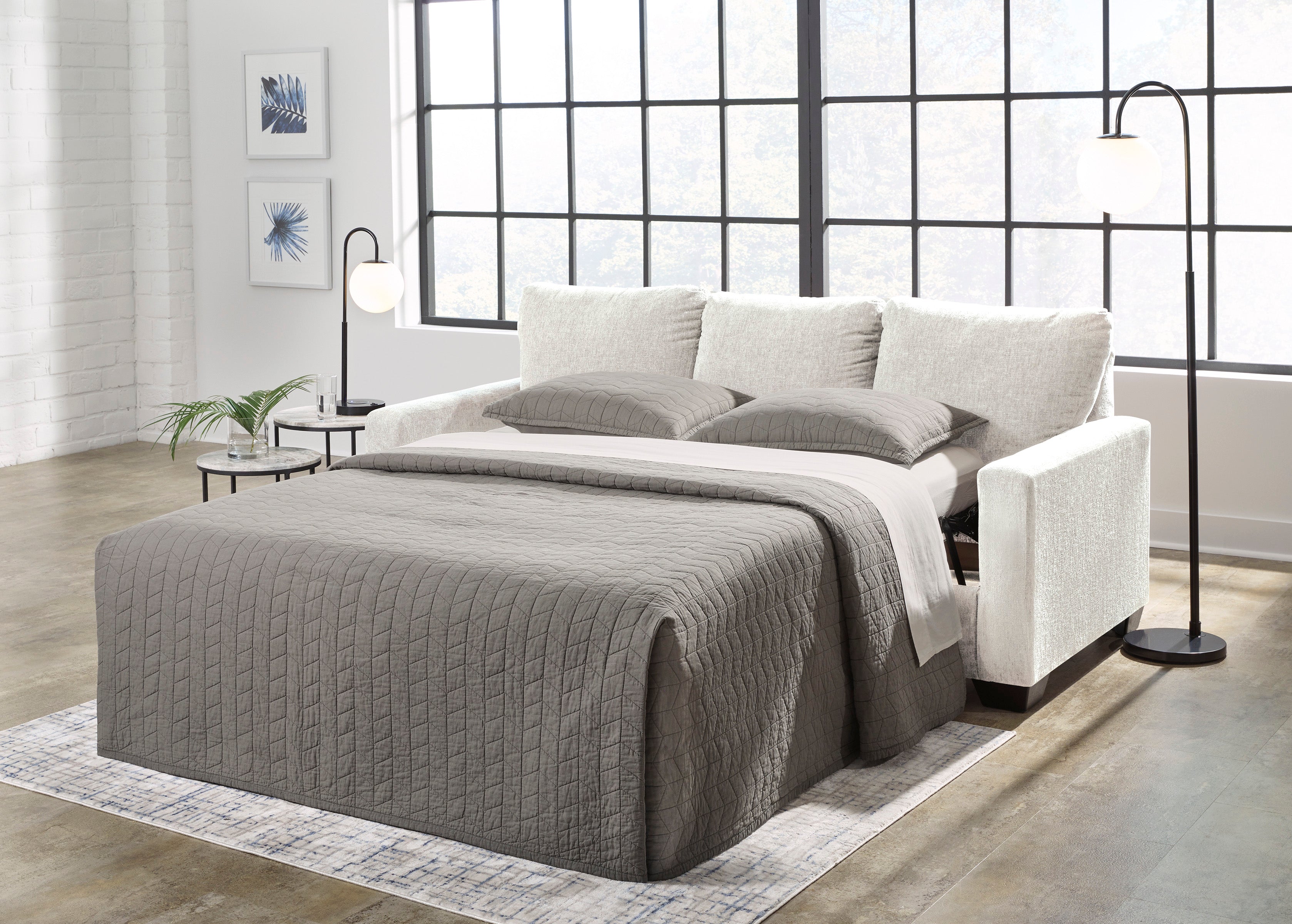 Ashley Rannis Queen Sofa Sleeper in Snow 5360339C | Mai Furniture