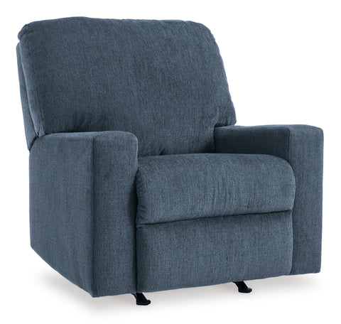 Ashley Rannis Rocker Recliner in Navy 5360425C | Mai Furniture