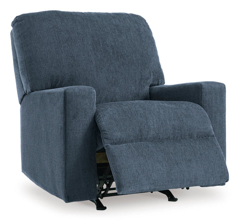 Ashley Rannis Rocker Recliner in Navy 5360425C | Mai Furniture
